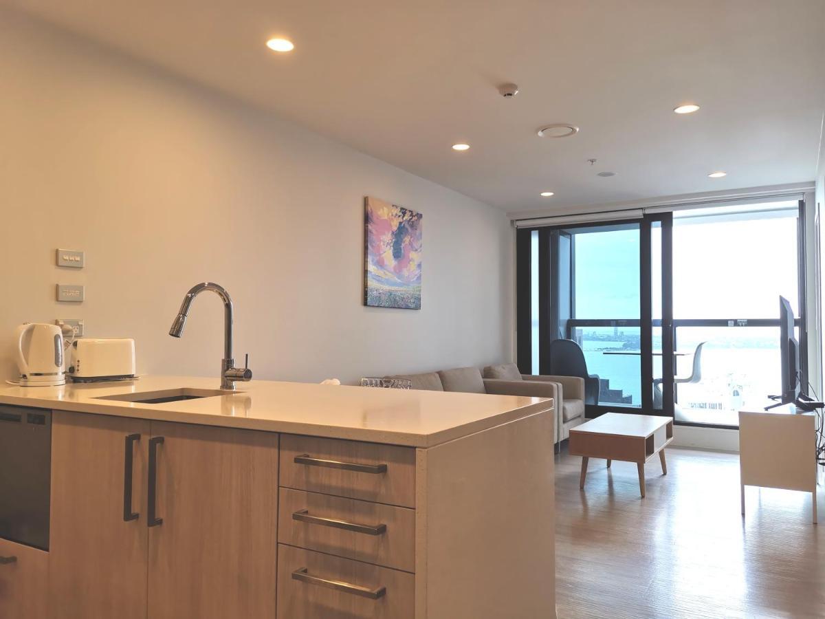 Modern 2 Bedroom Apartment 1 Minute To Skytower Auckland Buitenkant foto